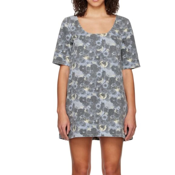 GANNI Floral Print Minidress sz 38/M - Picture 4 of 4